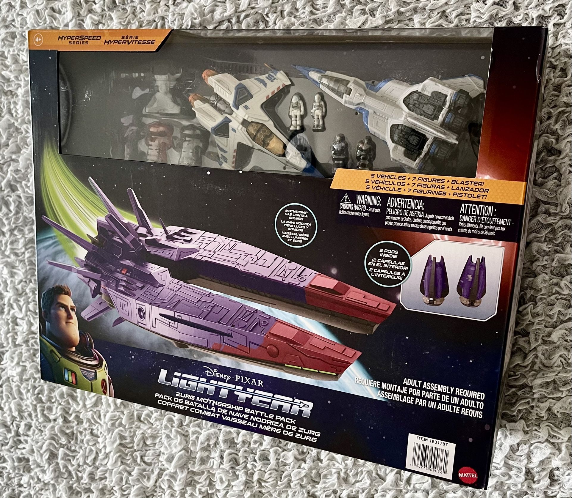 Disney Pixar Light year Zurg Mothership Battle Pack - Brand New 