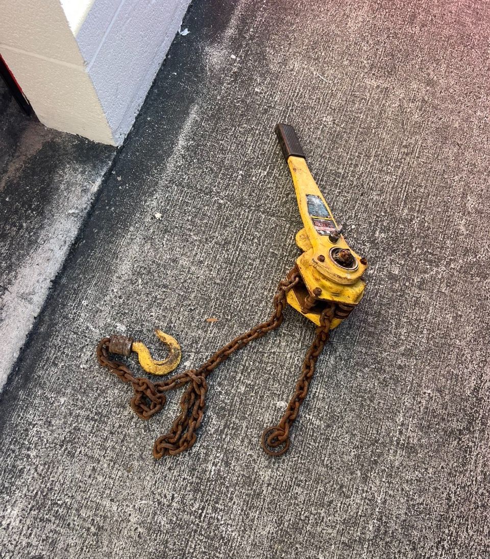 1 1/2 Ton Ratchet Lever Chain Hoist Haul Máster 3000 Lbs