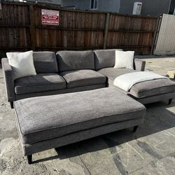 Sofa Sectional w/Ottoman 