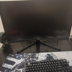 AOC CQ32G4VE 31.5 VA CURVED GAMING MONITOR 