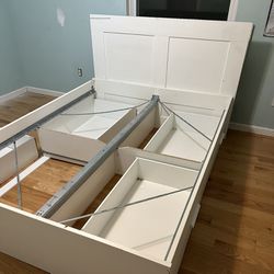 IKEA Queen Bedframe and Headboard