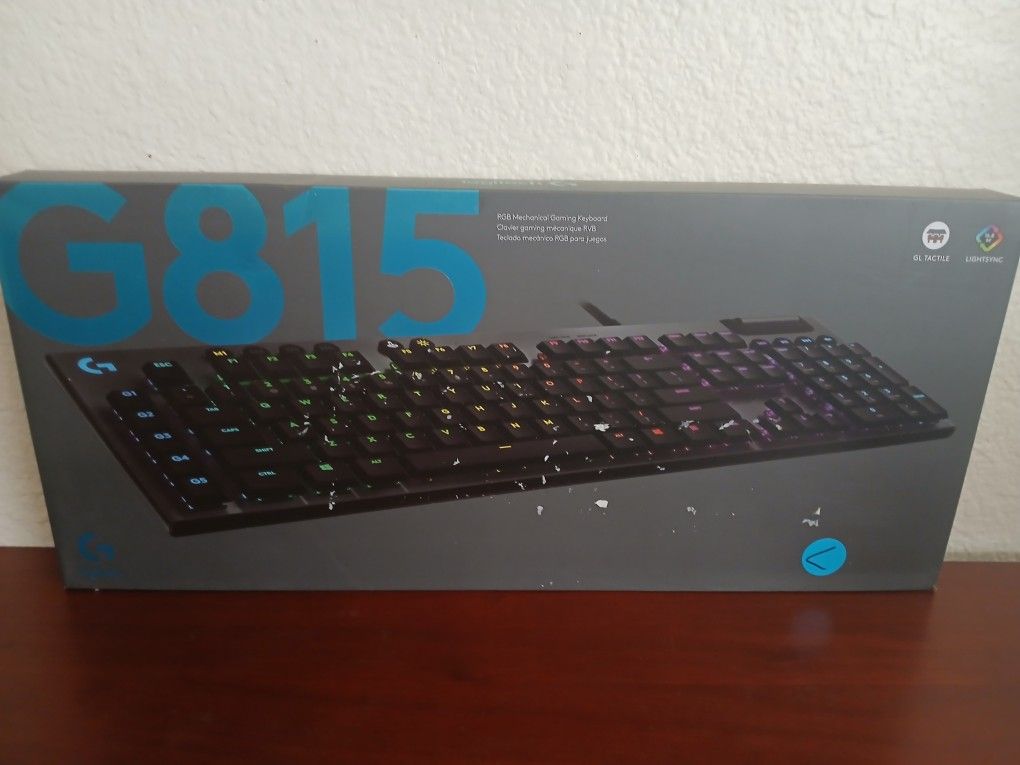 Logitech G815 LIGHTSYNC RGB Mechanical Tactile Gaming Keyboard