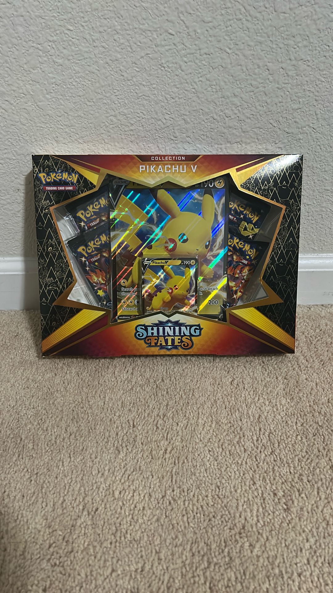 Pokemon Pikachu V Shining Fates Box