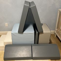 Great Condition foamnasium Blocksy Mini Kids Couch AND Gymnasium Sets