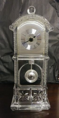 Crystal Legends Desktop Grandfather Clock