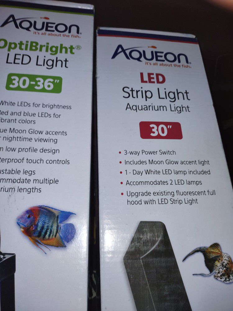 Aquarium Lights All Sizes Great Brands Half Off Original Price New In Box