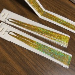 Hair Extensions Gold