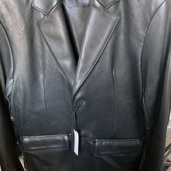 Calvin Klein Men’s Leather Jacket. 
