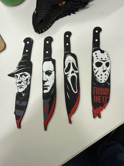 Horror Knives - Freddy - Michael - Ghost Face - Jason