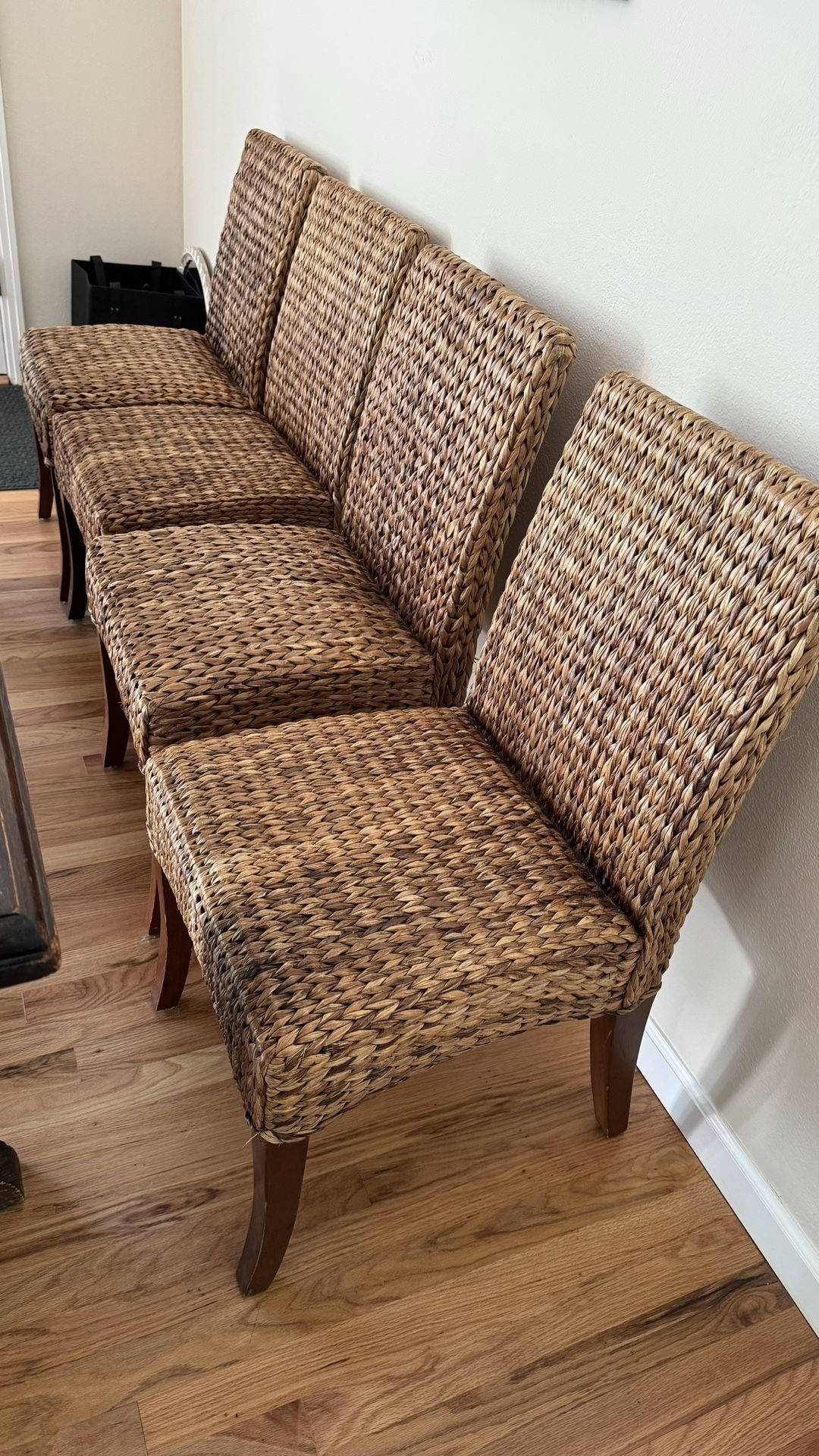 Pottery Barn Seagrass Dining Chairs - 🔥 Sale - 4 Chairs For $150