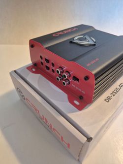 CRUNCH 2525 WATTS 4 CHANNEL BUILT IN CROSSOVER CAR AMPLIFIER