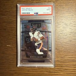 JUSTIN FIELDS SELECT ROOKIE PSA 9