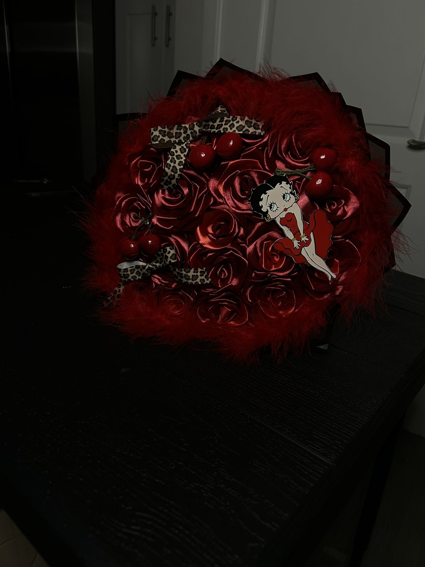 Betty Boop Ribbon Rose Bouquet-Great Gift