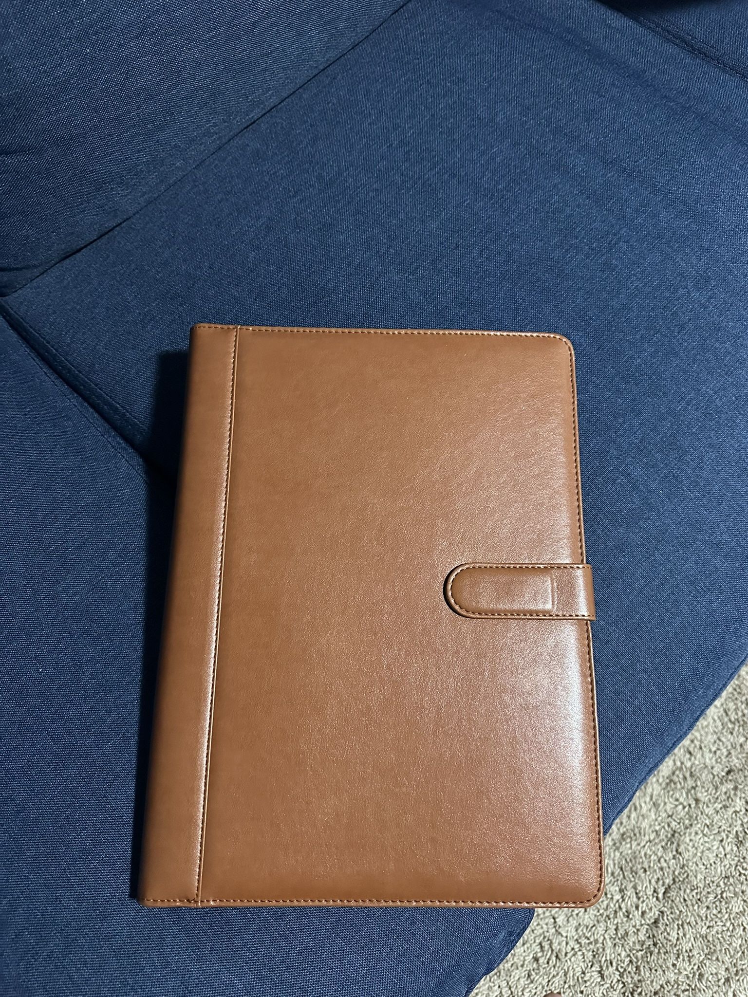 Leather Padfolio With Writing Pad