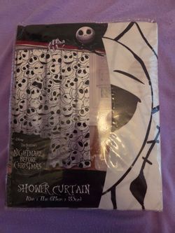 Nightmare before Christmas shower curtain