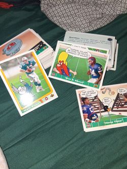Looney tunes trading cards.