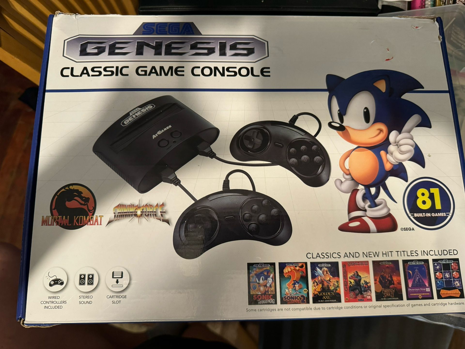 Saga Genesis Game Console