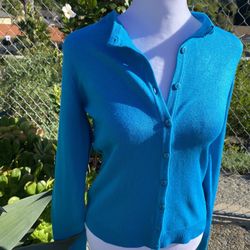Women’s Blue Cardigan 