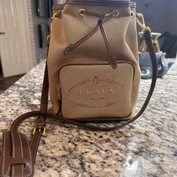 Brown Prada shoulder and crossbody bag 
