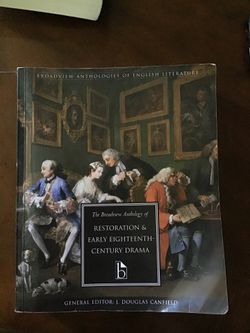 The Broadview Anthology of Restoration and Early Eighteenth Central Drama