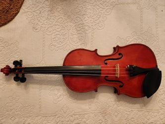 Handmade Full-Size 4/4 Professional Violin - 2 Bows - Exc - Made In California