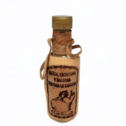 Leather Covered Mexican Bottle