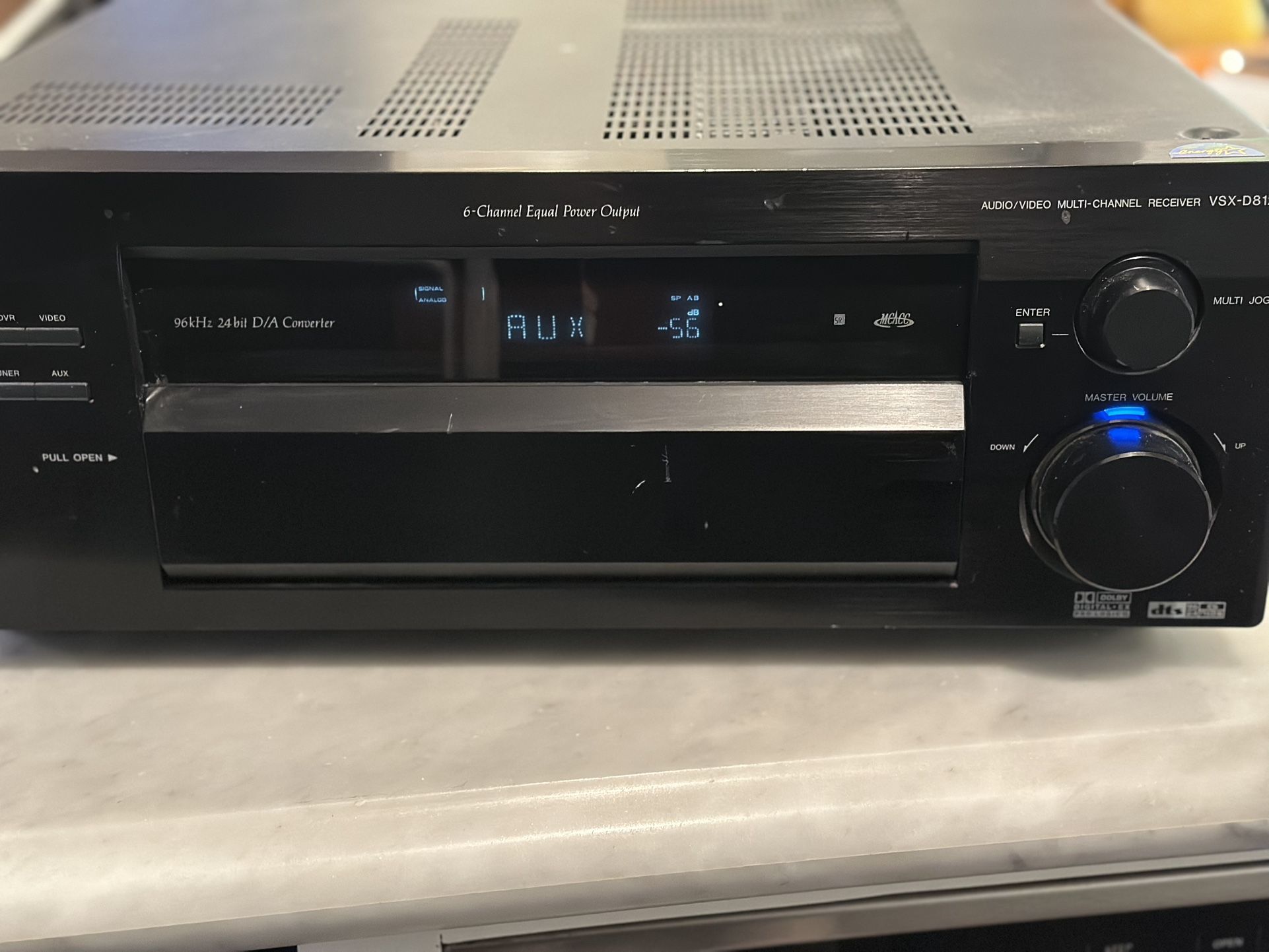 Pioneer VSX-D812-K Stereo Receiver Amplifier Tuner Dolby DTS Surround