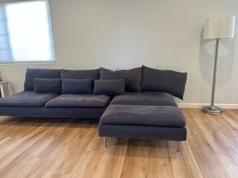 Ikea Soderhamn sectional sofa - grey - 4 seater