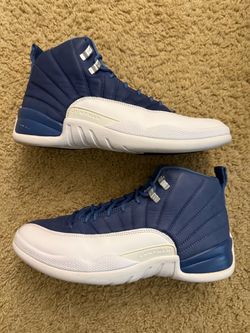 Size 10 (Pre owned, no box) - Air Jordan 12 retro indigo