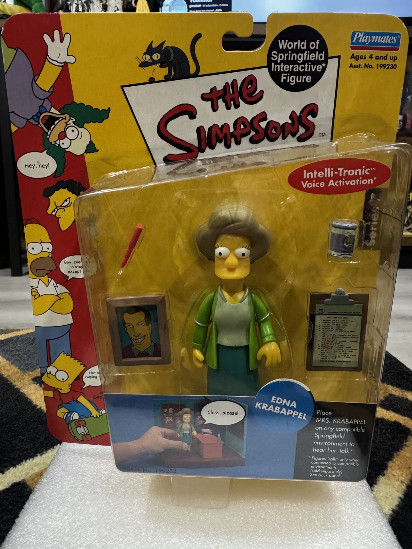 The Simpsons World of Springfield Edna Krabappel Figure – Sealed Collectible