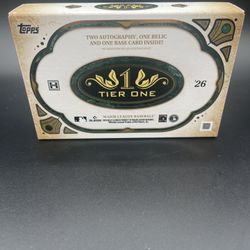 2026 Topps Baseball Tier One Hobby Box