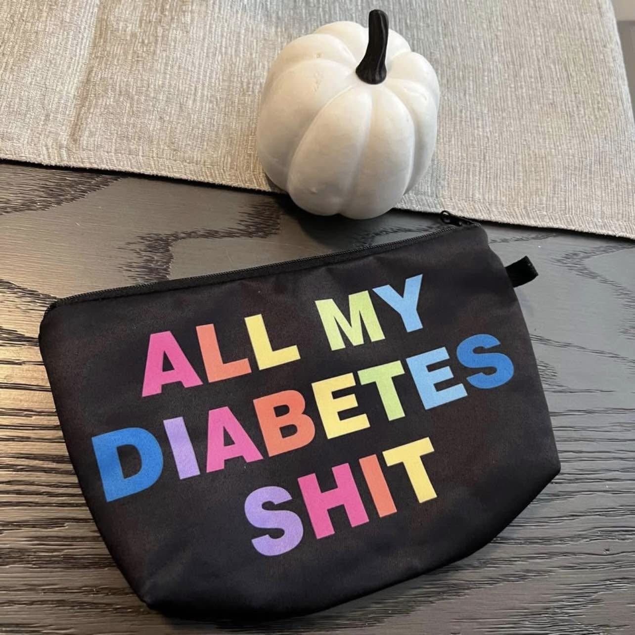 ๐ Colorful Funny Medication Bag Cosmetic Bag Zippered Travel Case