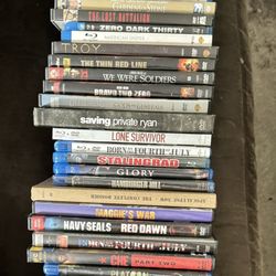 MILITARY - DVD’s and BLU RAY Movies-$1.00 Each