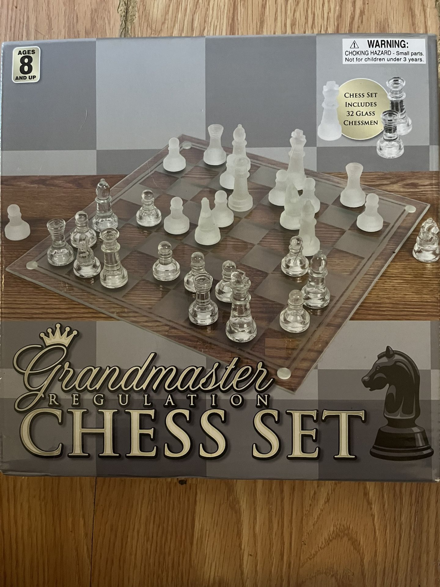 Clear Mini Chess Set