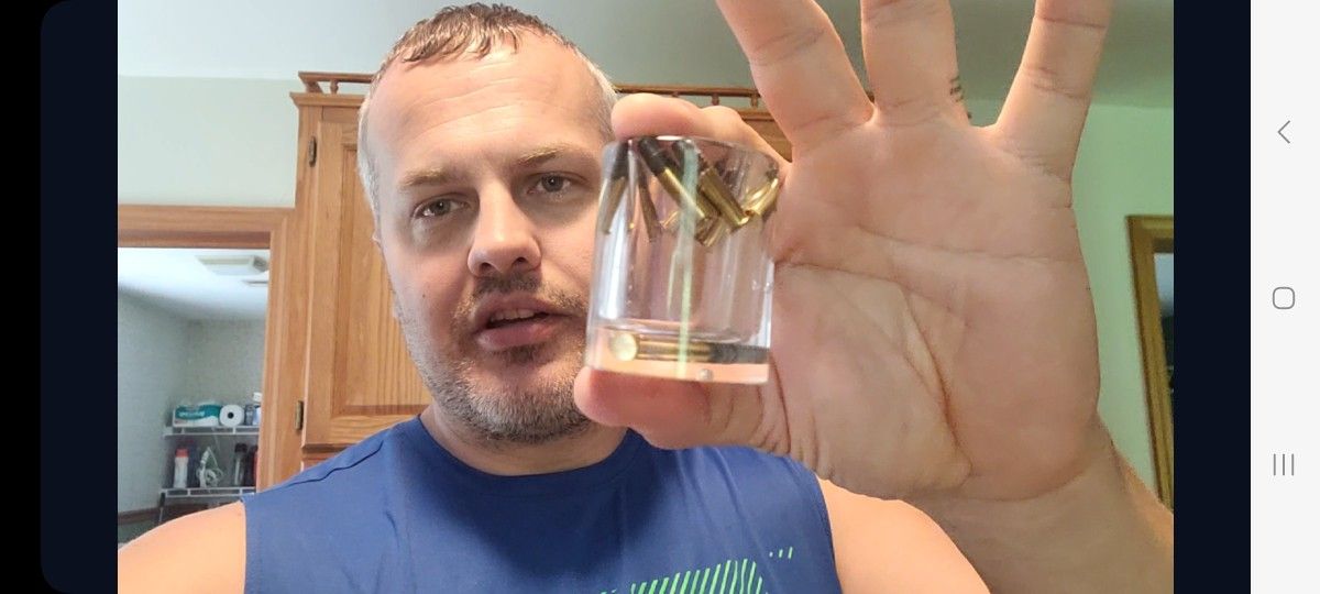 Epoxy Shot Glasses With Bullets