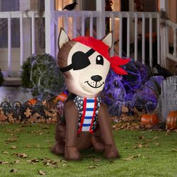 Pirate Dog Inflatable