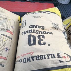 30# Silica Sand 5$ Each  50lb Bags
