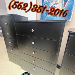 Five Drawer Black Dresser Cajonera Comoda Nueva 