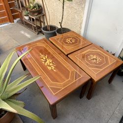 Coffee Table And Two Side Tables