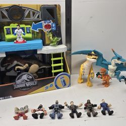 Imaginext Juraseic World Fisher-Price Dinosaur 🦕 Playset Kids Toys Dinos Raptor  T-Rex  Boys Room