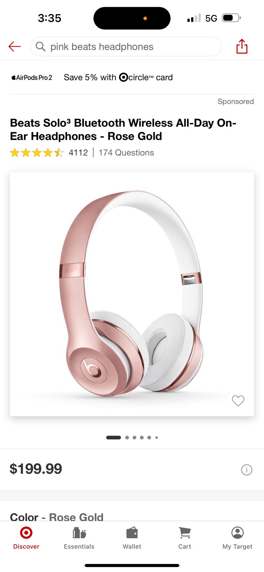 Dre Beats Rose Gold