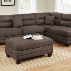 Sectional Sofa With Ottoman Brand New