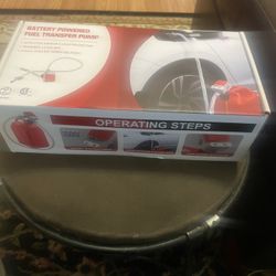 Battery Powered Fuel Transfer Pump