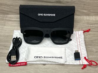 Oho Sunshine Edge Pro Smart Ai Camera Glasses With Case (PO1026707)