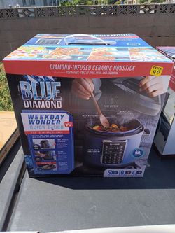 Blue diamond pressure cooker