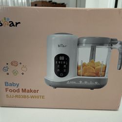 BEAR Baby Food Maker | One Step Baby Food Processor Steamer Puree Blender | Auto Cooking & Grinding | Baby Food Puree Maker with Self Cleans | To