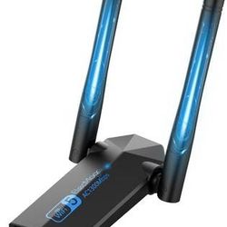 Brand New 1300Mbps Wifi USB 3.0 Adapter Dual Band with Dual High Gain Antennas