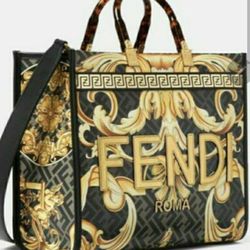 Collaboration Fendace Tote Bag