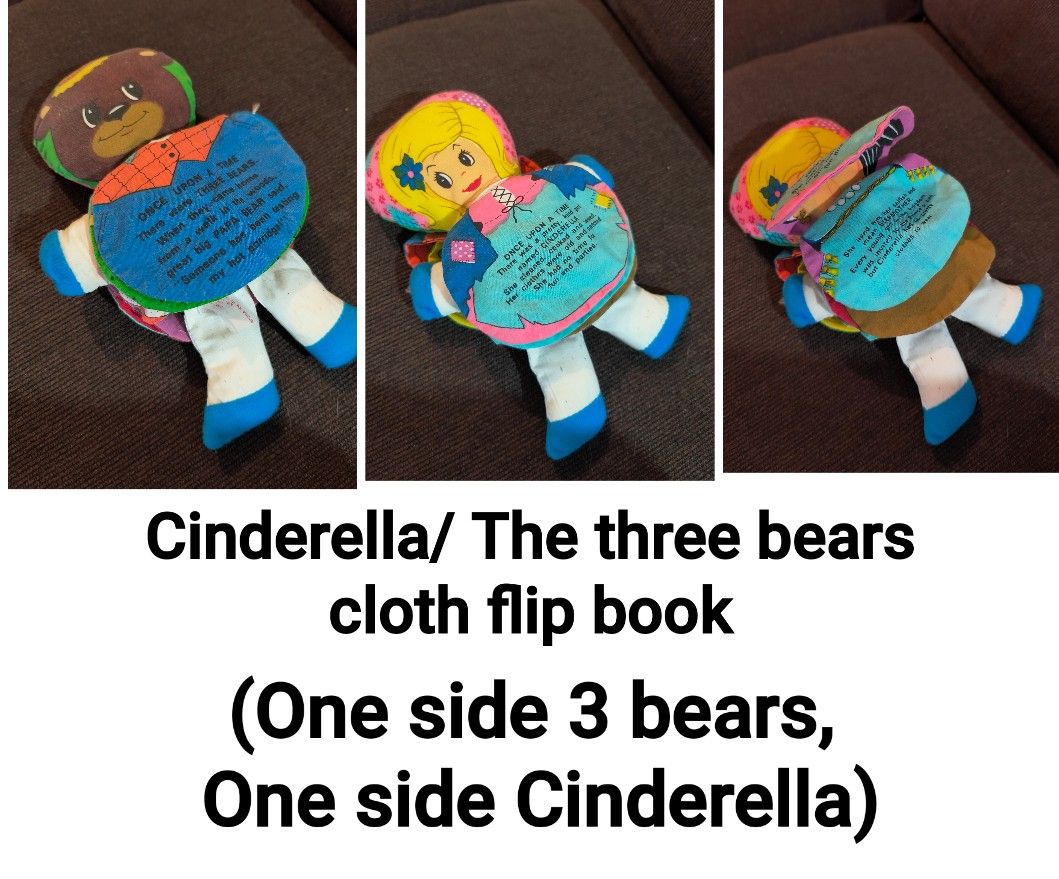 Cinderella & The Three Bears Flip Book Doll
