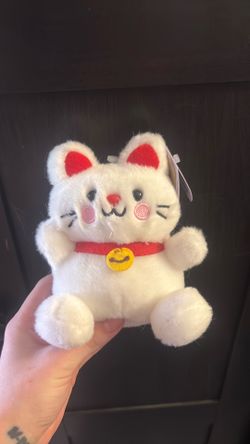 Lucky cat stuffed animal